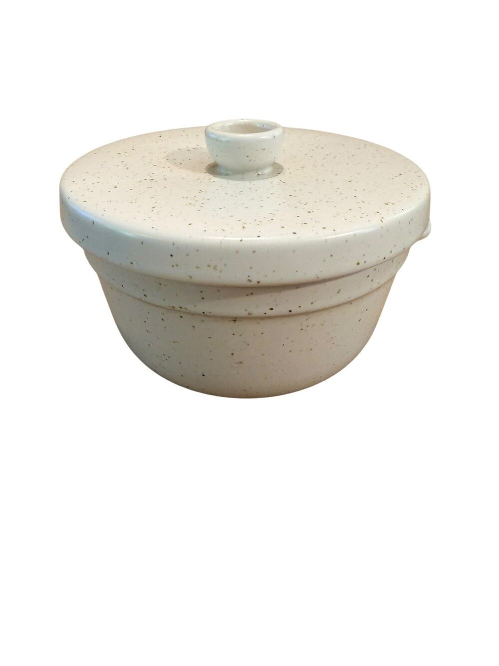 Vagos Stoneware Baking Dish Round Speckled Japanese Karatsu Pottery Aesthetics
